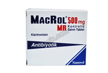 MACROL 500 MG MR 14 KONTROLLU SALIM TABLET görseli