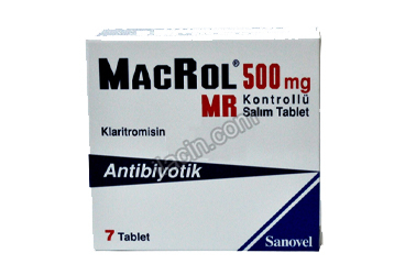 MACROL 500 MG MR 7 KONTROLLU SALIM TABLET görseli