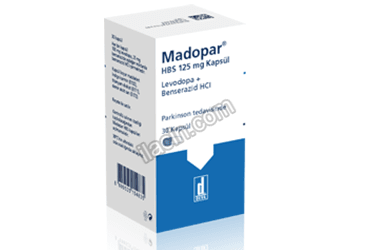 MADOPAR HBS 125 MG 30 KAPSUL görseli