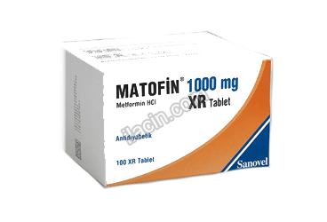 MATOFIN 1000 MG 100 XR TABLET görseli