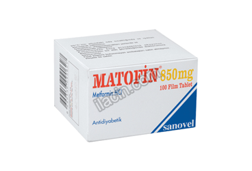 MATOFIN 850 MG 100 FILM TABLET görseli