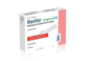 MAXTHIO 4 MG/2 ML IM ENJ. ICIN COZ. ICEREN 6 AMPUL görseli