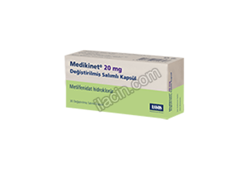 MEDIKINET 20 MG DEGISTIRILMIS SALIMLI KAPSUL (30 KAPSUL) görseli