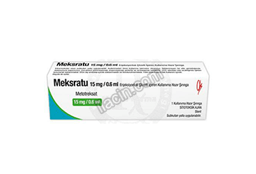 MEKSRATU 15MG/0,6 ML ENJ.SOL.ICEREN KULLANIMA HAZIR 1 ADET SIRINGA görseli