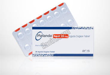 MELANDA RAPID 20 MG AGIZDA DAGILAN 28 TABLET görseli