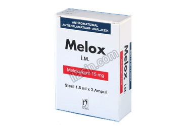 MELOX 15MG/1,5ML 3 AMPUL görseli