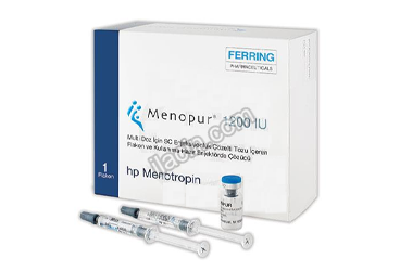 MENOPUR 1200 IU MULTI DOZ ICIN SC ENJEKSIYONLUK COZELTI TOZU ICEREN FLAKON VE KULLANIMA HAZIR ENJEKTORDE COZUCU (1 ADET FLAKON + 2 ADET KULLANIMA HAZIR ENJEKTOR) görseli