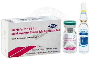 MERIOFERT 150 IU ENJEKSIYONLUK COZELTI ICIN LIYOFILIZE TOZ görseli