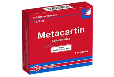 METACARTIN 1G/5 ML IM/IV ENJEKSIYONLUK COZELTI ICEREN 5 AMPUL görseli
