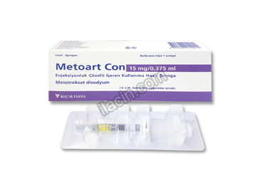METOART CON 15 MG/ 0,375 ML ENJEKSIYONLUK COZELTI ICEREN ENJEKTOR ( 1 ENJEKTOR) görseli