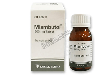 MIAMBUTOL 500 MG 50 TABLET görseli