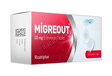 MIGREOUT 10 MG EFERVESAN TABLET (6 EFERVESAN TABLET) görseli
