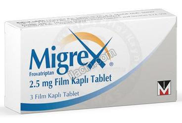 MIGREX 2,5 MG 3 FILM TABLET görseli