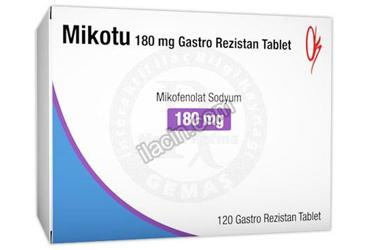 MIKOTU 180 MG GASTRO REZISTAN TABLET (120 TABLET) görseli