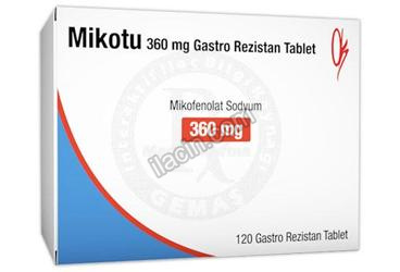 MIKOTU 360 MG GASTRO REZISTAN TABLET (120 TABLET) görseli
