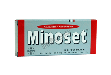 MINOSET 500 MG 20 TABLET görseli