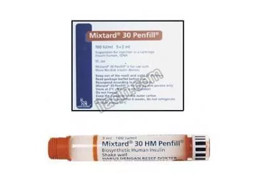 MIXTARD 30 HM 100 IU 5X3 ML 5 KARTUS görseli