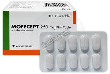 MOFECEPT 250 MG 100 FILM TABLET görseli
