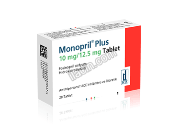 MONOPRIL PLUS 10 MG/12,5 MG 28 TABLET görseli