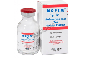 MOPEM 1 GR IV ENJEKTABL TOZ ICEREN 1 FLAKON görseli