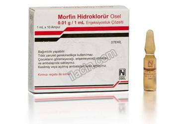 MORFIN HIDROKLORUR 0,01 GR/1 ML 1MLx10 AMPUL görseli