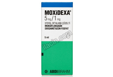 MOXIDEXA 5 MG/1 MG STERIL OFTALMIK COZELTI (5 ML) görseli