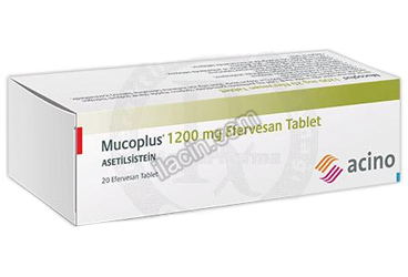 MUCOPLUS 1200 MG EFERVESAN TABLET (20 TABLET) görseli