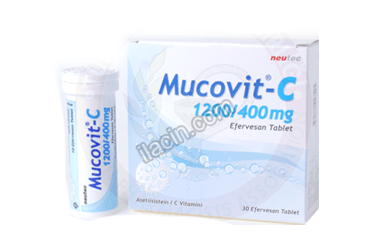 MUCOVIT-C 1200/400 MG 30 EFERVESAN TABLET görseli