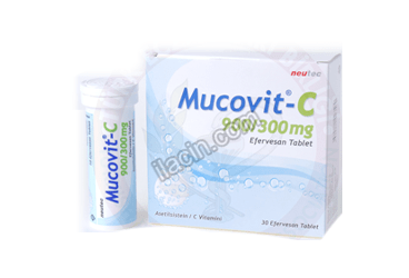 MUCOVIT-C 900/300 MG 30 EFERVESAN TABLET görseli