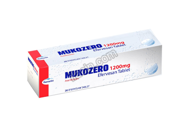 MUKOZERO 1200 MG 20 EFERVESAN TABLET görseli