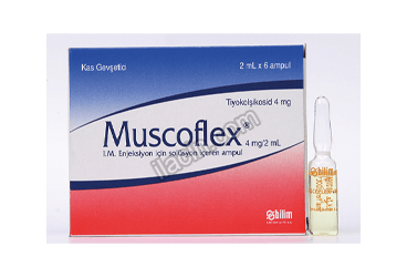 MUSCOFLEX 4MG/2ML IM ENJ. ICIN SOLUSYON ICEREN 6 AMPUL görseli