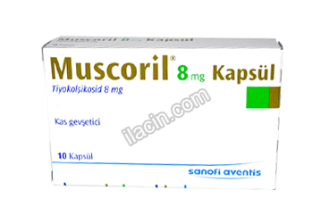 MUSCORIL 8 MG 10 KAPSUL görseli