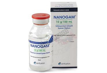 NANOGAM 10G/100 ML INFUZYONLUK COZELTI ICEREN FLAKON (1 FLAKON) görseli