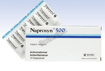 NAPROSYN 500 MG 10 SUPOZITUAR görseli