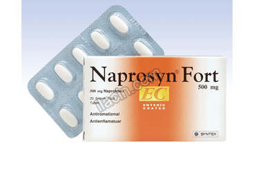 NAPROSYN EC FORT 500 MG 20 TABLET görseli