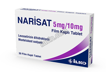 NARISAT 5/10 MG FILM KAPLI TABLET (30TABLET) görseli