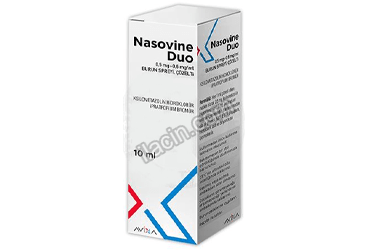 NASOVINE DUO 0,5 MG + 0,6 MG/ML BURUN SPREYI, COZELTI görseli