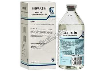 NEFRASIN AMINO ASIT I.V. INFUZYON SOLUSYONU 500 ML SETSIZ SISE görseli