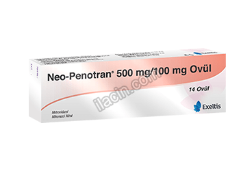 NEO-PENOTRAN 500 MG/ 100 MG 14 OVUL görseli