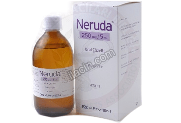NERUDA 250 MG/5 ML ORAL COZELTI görseli