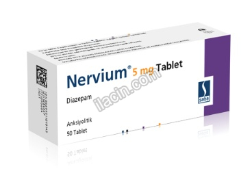NERVIUM 5 MG 50 TABLET görseli