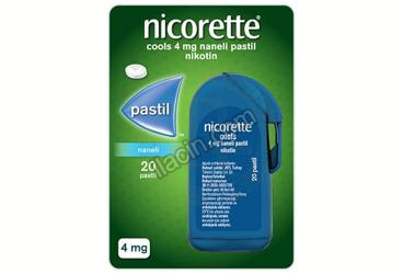NICORETTE COOLS 4 MG NANELI PASTIL (20 ADET) görseli