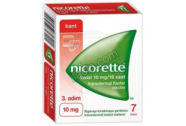 NICORETTE INVISI 10 MG/16 SAAT TRANSDERMAL FLASTER (7 FLASTER) görseli