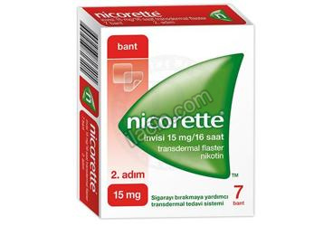 NICORETTE INVISI 15 MG/16 SAAT TRANSDERMAL FLASTER (7 FLASTER) görseli