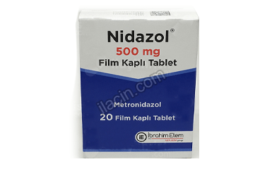 NIDAZOL 500 MG 20 F.TABLET görseli