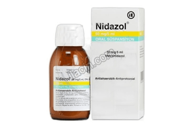 NIDAZOL PED 50 MG SOL. görseli