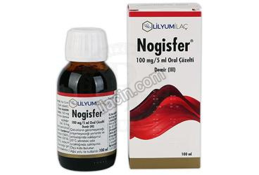 NOGISFER 100 MG/5 ML ORAL COZELTI, 100 ML (1 SISE) görseli