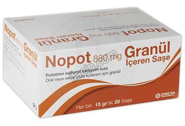 NOPOT 880 MG/ 1 G GRANUL (20 SASE) görseli