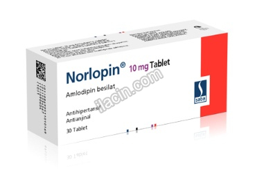 NORLOPIN 10 MG 30 TABLET görseli
