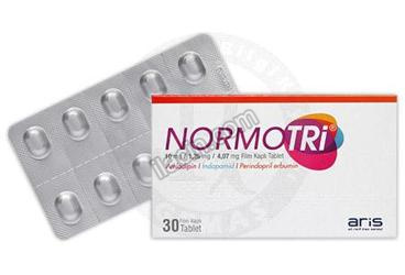 NORMOTRI 10 MG/1,25 MG/4,07 MG FILM KAPLI TABLET (30 TABLET) görseli